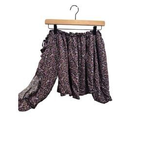 AE Long Sleeve Off the shoulder Crop Shirt size Medium